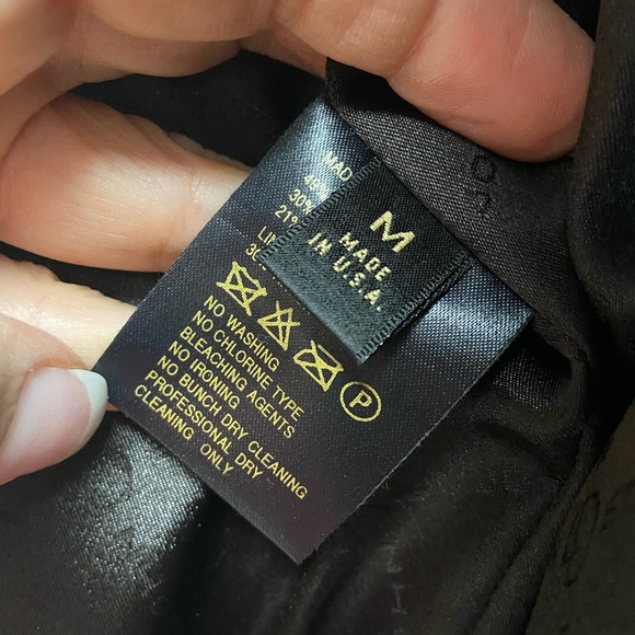 St. John plush bomber jacket.Brown size medium - Picture 6 of 7